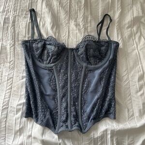 Urban Outfitters Blue/Grey Corset